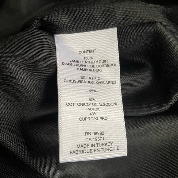 Tibi Leather Midi Trouser Skirt, 00 - Picture 4 of 8